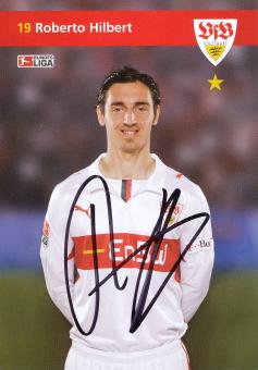 Roberto Hilbert  2008/2009 VFB Stuttgart Fußball Autogrammkarte original signiert 