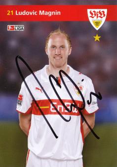 Ludovic Magnin  2008/2009 VFB Stuttgart Fußball Autogrammkarte original signiert 