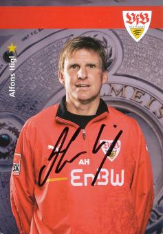 Alfons Higl  2007/2008 VFB Stuttgart Fußball Autogrammkarte original signiert 