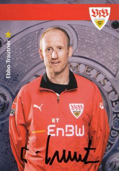 Ebbo Trautner  2007/2008 VFB Stuttgart Fußball Autogrammkarte original signiert 