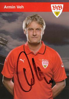 Armin Veh  2006/2007 VFB Stuttgart Fußball Autogrammkarte original signiert 
