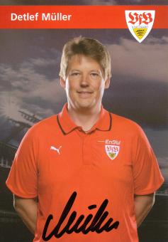 Detlef Müller  2006/2007 VFB Stuttgart Fußball Autogrammkarte original signiert 