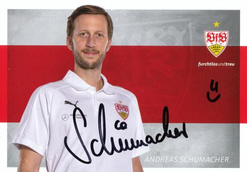 Andreas Schumacher  2017/2018 VFB Stuttgart Fußball Autogrammkarte original signiert 
