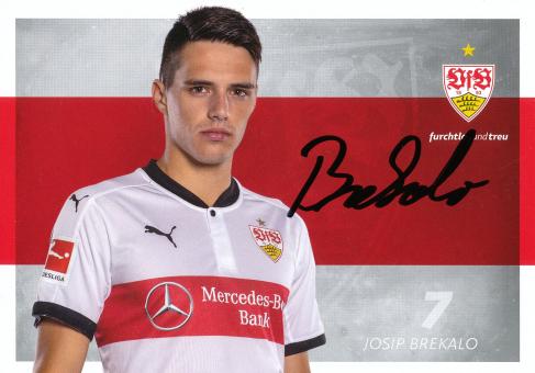 Josip Brekalo  2017/2018 VFB Stuttgart Fußball Autogrammkarte original signiert 