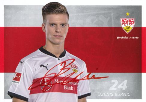 Dzenis Burnic  2017/2018 VFB Stuttgart Fußball Autogrammkarte original signiert 