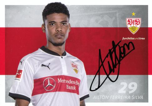 Anton Ferreira Silva  2017/2018 VFB Stuttgart Fußball Autogrammkarte original signiert 