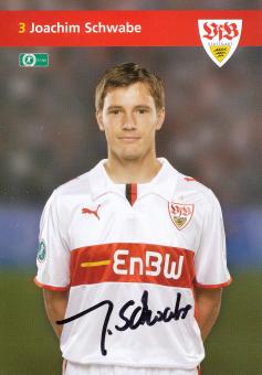 Joachim Schwabe  2008/2009 VFB Stuttgart II Fußball Autogrammkarte original signiert 