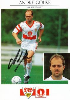 Andre Golke  1992/1993  VFB Stuttgart  Fußball Autogrammkarte original signiert 