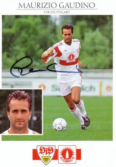 Maurizio Gaudino  1992/1993  VFB Stuttgart  Fußball Autogrammkarte original signiert 