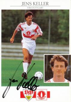 Jens Keller  1992/1993  VFB Stuttgart  Fußball Autogrammkarte original signiert 