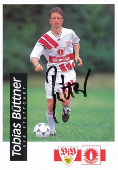 Tobias Büttner  1994/1995  VFB Stuttgart  Fußball Autogrammkarte original signiert 