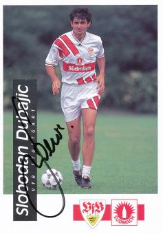 Slobodan Dubajic  1994/1995  VFB Stuttgart  Fußball Autogrammkarte original signiert 
