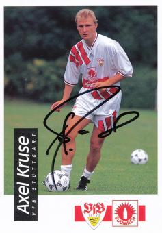 Axel Kruse  1994/1995  VFB Stuttgart  Fußball Autogrammkarte original signiert 