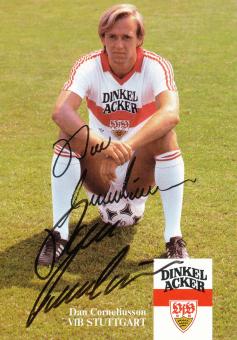 Dan Corneliusson  1983/1984  VFB Stuttgart  Fußball Autogrammkarte original signiert 