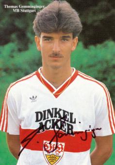 Thomas Gomminginger  1985/1986  VFB Stuttgart  Fußball Autogrammkarte original signiert 