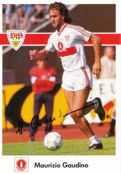 Maurizio Gaudino  1988/1989  VFB Stuttgart  Fußball Autogrammkarte original signiert 