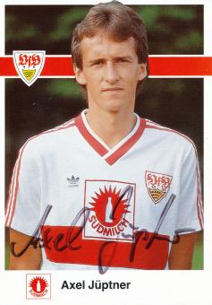 Axel Jüptner † 1998    1988/1989  VFB Stuttgart  Fußball Autogrammkarte original signiert 