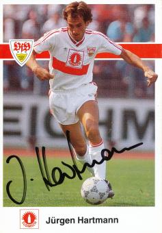 Jürgen Hartmann    1988/1989  VFB Stuttgart  Fußball Autogrammkarte original signiert 