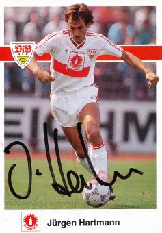 Jürgen Hartmann  1990/1991  VFB Stuttgart  Fußball Autogrammkarte original signiert 