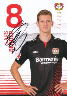 Lars Bender  2017/2018  Bayer 04 Leverkusen Fußball Autogrammkarte original signiert 