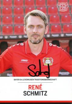 Rene Schmutz  Traditionsmannschaft  Bayer 04 Leverkusen Fußball Autogrammkarte original signiert 