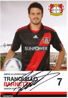 Tranquillo Barnetta  2011/2012  Bayer 04 Leverkusen Fußball Autogrammkarte original signiert 