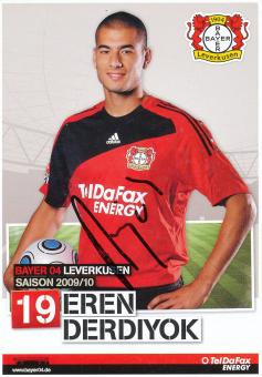 Erin Derdiyok  2009/2010  Bayer 04 Leverkusen Fußball Autogrammkarte original signiert 