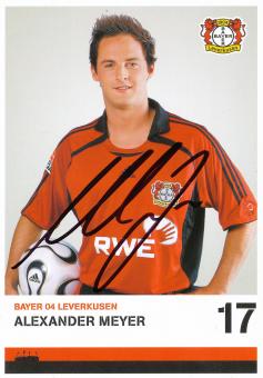 Alexander Meyer   2006/2007  Bayer 04 Leverkusen Fußball Autogrammkarte original signiert 