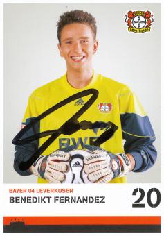 Benedikt Fernandez   2006/2007  Bayer 04 Leverkusen Fußball Autogrammkarte original signiert 