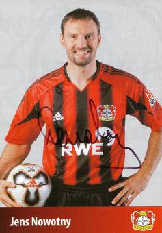 Jens Nowotny  2005/2006  Bayer 04 Leverkusen Fußball Autogrammkarte original signiert 