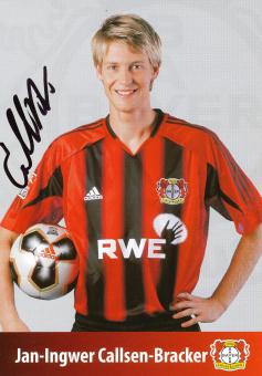Jan Ingwer Callsen Bracker  2005/2006  Bayer 04 Leverkusen Fußball Autogrammkarte original signiert 