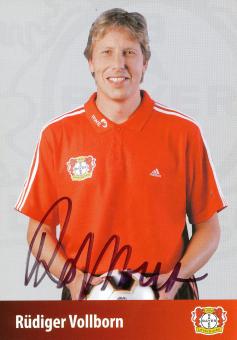 Rüdiger Vollborn  2005/2006  Bayer 04 Leverkusen Fußball Autogrammkarte original signiert 