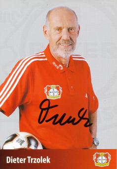 Dieter Trzolek  2005/2006  Bayer 04 Leverkusen Fußball Autogrammkarte original signiert 