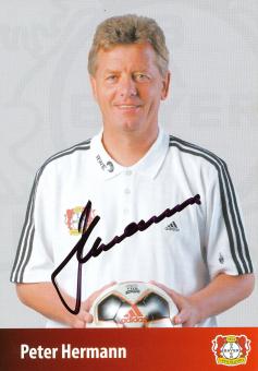 Peter Hermann  2005/2006  Bayer 04 Leverkusen Fußball Autogrammkarte original signiert 