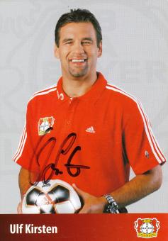 Ulf Kirsten  2005/2006  Bayer 04 Leverkusen Fußball Autogrammkarte original signiert 