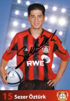 Sezer Öztürk   2004/2005  Bayer 04 Leverkusen Fußball Autogrammkarte original signiert 