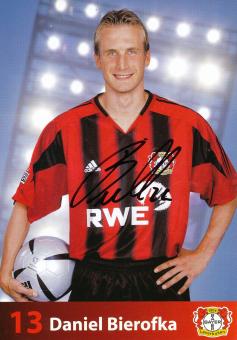 Daniel Bierofka   2004/2005  Bayer 04 Leverkusen Fußball Autogrammkarte original signiert 