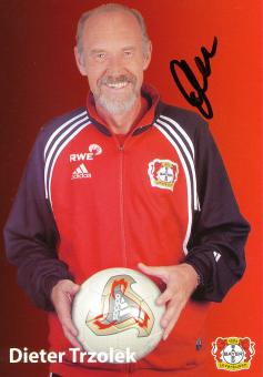 Dieter Trzolek  2003/2004  Bayer 04 Leverkusen Fußball Autogrammkarte original signiert 
