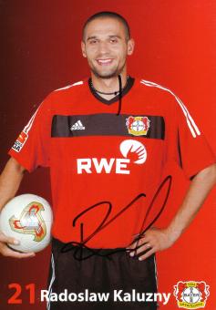 Radoslaw Kaluzny  2003/2004  Bayer 04 Leverkusen Fußball Autogrammkarte original signiert 