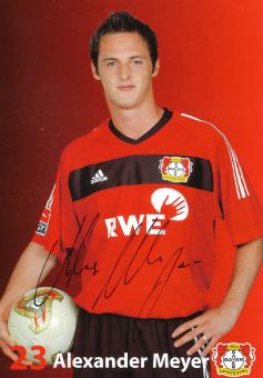 Alexander Meyer  2003/2004  Bayer 04 Leverkusen Fußball Autogrammkarte original signiert 