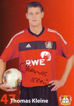 Thomas Kleine 2002/2003  Bayer 04 Leverkusen Fußball Autogrammkarte original signiert 