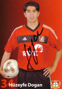 Hüzeyfe Dogan   2002/2003  Bayer 04 Leverkusen Fußball Autogrammkarte original signiert 