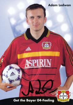Adam Ledwan  1998/1999  Bayer 04 Leverkusen Fußball Autogrammkarte original signiert 