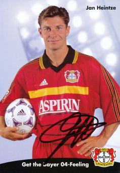 Jan Heintze  1998/1999  Bayer 04 Leverkusen Fußball Autogrammkarte original signiert 
