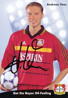 Andreas Voss  1998/1999  Bayer 04 Leverkusen Fußball Autogrammkarte original signiert 