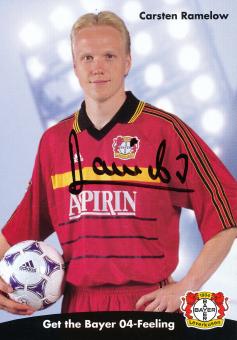 Carsten Ramelow  1998/1999  Bayer 04 Leverkusen Fußball Autogrammkarte original signiert 
