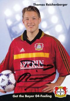 Thomas Reichenberger  1998/1999  Bayer 04 Leverkusen Fußball Autogrammkarte original signiert 