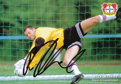 Dirk Heinen  1997/1998  Bayer 04 Leverkusen Fußball Autogrammkarte original signiert 