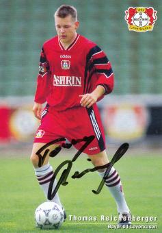 Thomas Reichenberger    1997/1998  Bayer 04 Leverkusen Fußball Autogrammkarte original signiert 