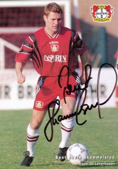 Bent Andre Skammelrud  1997/1998  Bayer 04 Leverkusen Fußball Autogrammkarte original signiert 